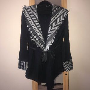 Cute “Baja” wrap sweater BRAND NEW